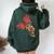 Christmas Good Time Giraffe Party Animal Women Oversized Hoodie Back Print Forest