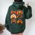 Controllers Fall Gaming Video Game Turkey Thanksgiving Boys Women Oversized Hoodie Back Print Forest