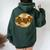 Dope Nanny Girls & Cute Daycare Provider Queen Groovy Women Oversized Hoodie Back Print Forest