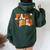 Fall Vibes Lightning Tis The Season Autumn Happy Fall Y'all Women Oversized Hoodie Back Print Forest