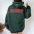 Friant California Souvenir Trip College Style Red Text Women Oversized Hoodie Back Print Forest