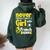 Never Underestimate A Girl With A French Horn Women Oversized Hoodie Back Print Forest