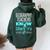 Geography Teacher Quote Appreciation Women Oversized Hoodie Back Print Forest