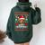 Goldendoodle Santa Hat Ugly Christmas Sweater Holiday Women Oversized Hoodie Back Print Forest