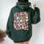 Groovy Thick Thighs Spooky Vibes Ghost Halloween Women Oversized Hoodie Back Print Forest