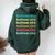 Haltom City Texas Tx Colorful Repeating Text Women Oversized Hoodie Back Print Forest
