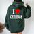 I Heart Love Ceilings Sarcastic Home Remodel Painter Women Oversized Hoodie Back Print Forest