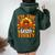 I'm The Sassy Turkey Fall Autumn Thanksgiving Women Oversized Hoodie Back Print Forest