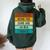 It's Weird Being The Same Age As Old People Retro Sarcastic Women Oversized Hoodie Back Print Forest