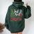 Just A Girl Who Loves Christmas A For Xmas Girls Women Oversized Hoodie Back Print Forest