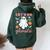 Let's Go Ghouls Ghost Halloween Costume Kid Girl Women Oversized Hoodie Back Print Forest