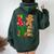 Love Gingerbread Girl Christmas Cookie Baking Family Xmas Women Oversized Hoodie Back Print Forest