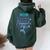 Mom Of The Birthday Mermaid Theme Party Squad Security Mommy Women Oversized Hoodie Back Print Forest