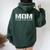 Mom The Veteran The Myth The Legend Military Women Oversized Hoodie Back Print Forest