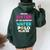 Sister Of Awesome Water Polo Player Sports Coach Graphic Women Oversized Hoodie Back Print Forest