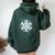 Snowflake For Women Oversized Hoodie Back Print Forest