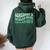 Somebody's Spoiled Blue Collar Wife Collar Worker Club Women Oversized Hoodie Back Print Forest