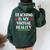 Teaching Is My Virtual Reality Cute Teacher Online Classes Women Oversized Hoodie Back Print Forest