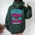 Never Underestimate A Woman With A Chemistry Degree Chemist Women Oversized Hoodie Back Print Forest