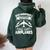 Never Underestimate A Woman Who Fixes Airplanes Mechanic Women Oversized Hoodie Back Print Forest