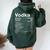Vodka Nutrition Facts Thanksgiving Drinking Costume Women Oversized Hoodie Back Print Forest