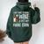 Wine And Maine Coon Cat Mom Or Cat Dad Idea Women Oversized Hoodie Back Print Forest