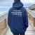 I Have The Best Daughter In The World Father's Day Dad Women Oversized Hoodie Back Print Navy Blue