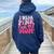 I Wear Pink For My Mom Support Breast Cancer Awareness Women Oversized Hoodie Back Print Navy Blue