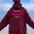 The Best Cadence Ever Quote For Named Cadence Women Oversized Hoodie Back Print Maroon