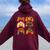 Controllers Fall Gaming Video Game Turkey Thanksgiving Boys Women Oversized Hoodie Back Print Maroon