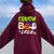 Cousin Boo Crew Jack O Lantern Scary Ghost Witch Boy Girl Women Oversized Hoodie Back Print Maroon