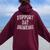 Cute Drinking Support Day Drinking Women Oversized Hoodie Back Print Maroon