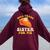 Fall Thanksgiving Will Trade Sister For Pie Women Oversized Hoodie Back Print Maroon