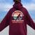 Never Underestimate A Girl Who Plays Basketball Women Oversized Hoodie Back Print Maroon