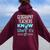 Geography Teacher Quote Appreciation Women Oversized Hoodie Back Print Maroon