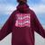 Girl Retro Taylor First Name Personalized Groovy Birthday Women Oversized Hoodie Back Print Maroon