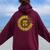 Happy Pi Day Sunflower Lovers Pi Day Number Symbol Math Women Oversized Hoodie Back Print Maroon
