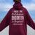 Hilarious Parent Gag For Mom Or Dad From Awesome Daughter Women Oversized Hoodie Back Print Maroon