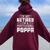 I'm Not Retired I'm A Professional Poppa For Father Day Women Oversized Hoodie Back Print Maroon