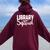 Library Squad Teacher Student Bookworm Book Lovers Librarian Women Oversized Hoodie Back Print Maroon