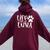 Life Is Better With Luna Pet Dog Owner Christmas Mom Women Oversized Hoodie Back Print Maroon