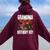 Monster Truck Family Matching Party Grandma Of The Birthday Women Oversized Hoodie Back Print Maroon