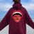 Mother-In-Law Tongue Transplant Women Oversized Hoodie Back Print Maroon