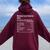 Roma-Los Saenz Girl Tx Texas City Home Roots Usa Women Oversized Hoodie Back Print Maroon