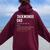 Taekwondo Dad Fathers Day From Daughter & Son Women Oversized Hoodie Back Print Maroon
