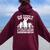 Our Town Is Small We Cant Afford Town Drunk So We Take Turns Women Oversized Hoodie Back Print Maroon