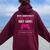 Never Underestimate A Girl Playing Video Games Women Oversized Hoodie Back Print Maroon