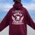 Never Underestimate A Woman Who Was Born As Virgo Women Oversized Hoodie Back Print Maroon