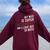 My Wife Is Super Psychotic And I Love Her So Much T Women Oversized Hoodie Back Print Maroon