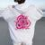 Breast Cancer Awareness Ribbon Sunflower Breast Cancer Women Oversized Hoodie Back Print White